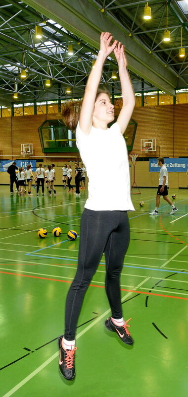 Abi-Volleyball-Training mit den Profis des TV Rottenburg