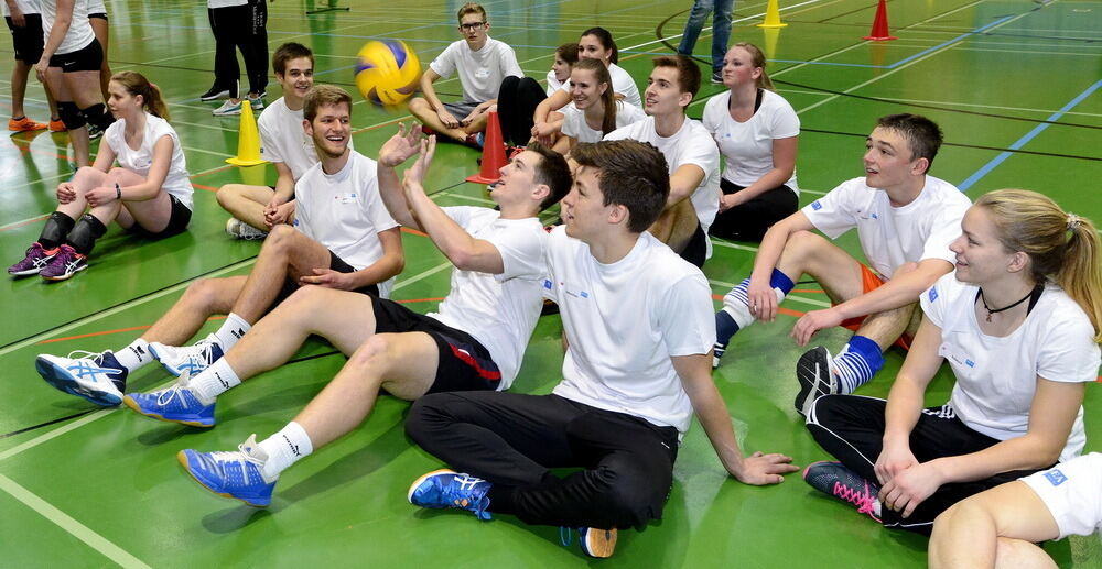 Abi-Volleyball-Training mit den Profis des TV Rottenburg