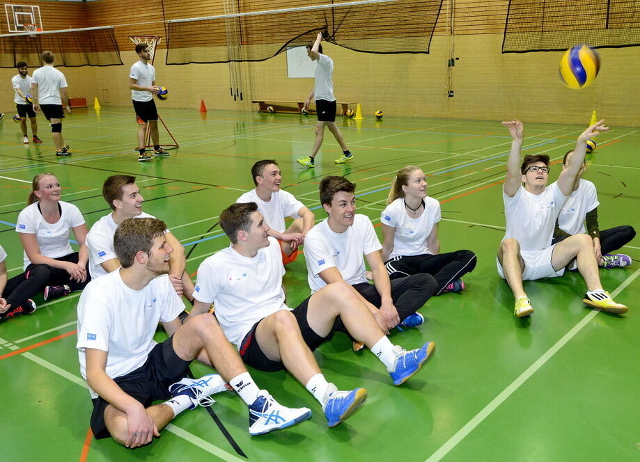 Abi-Volleyball-Training mit den Profis des TV Rottenburg