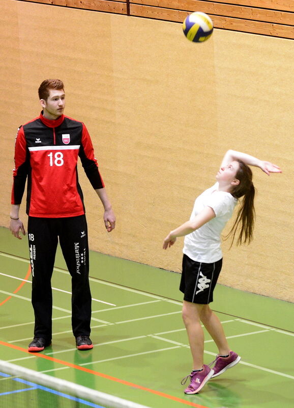 Abi-Volleyball-Training mit den Profis des TV Rottenburg