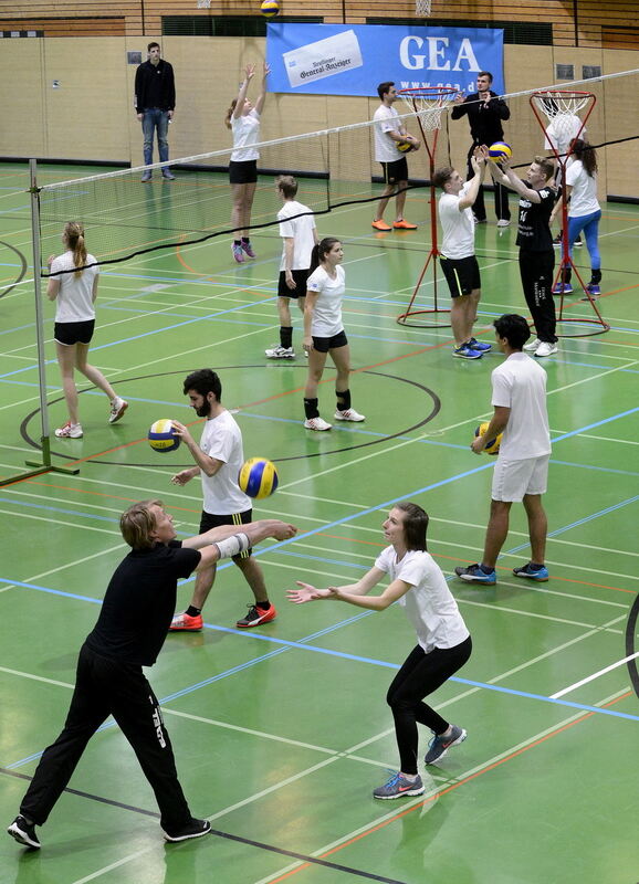 Abi-Volleyball-Training mit den Profis des TV Rottenburg