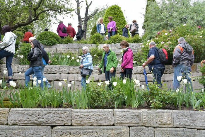 Führung durch das Gartenkunstwerk von Roland Doschka