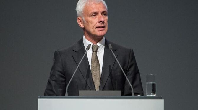 Matthias Müller, Vorstandsvorsitzender der Volkswagen AG. Foto: Silas Stein