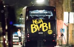 Bei dem Attentat auf den BVB-Mannschaftsbus waren Abwehrspieler Marc Bartra und ein Polizist verletzt worden. Foto: Marcel Ku