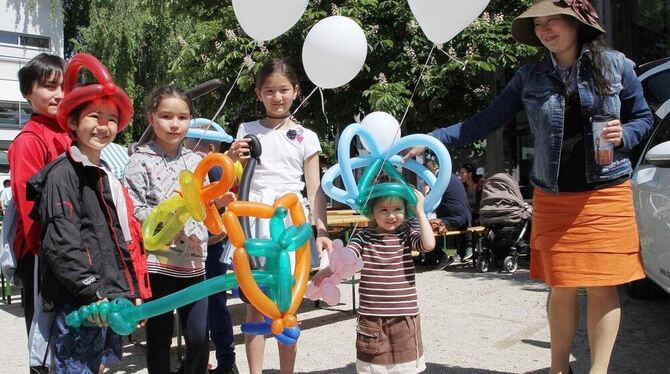Ob Kinderschminken oder kunstvolle Luftballon-Figuren: Auch die Kleinen hatten ihren Spaß.