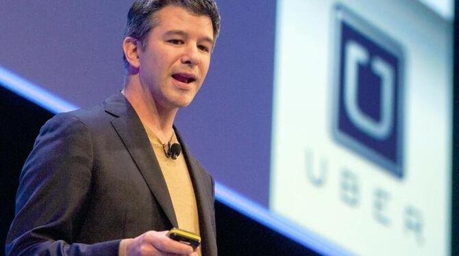 Travis Kalanick, Gründer und Vorstandsvorsitzender des Fahrdienstanbieters Uber. Foto: Will Oliver/Archiv