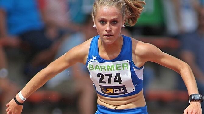 Die Holzelfingerin Leah Hanle lässt aufhorchen. FOTO: GÖRLITZ