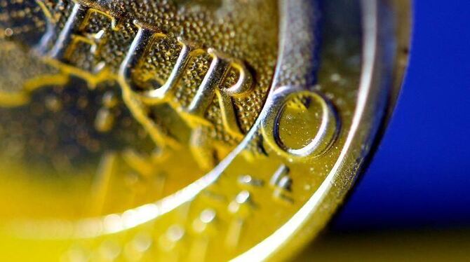 Ein glänzender Euro