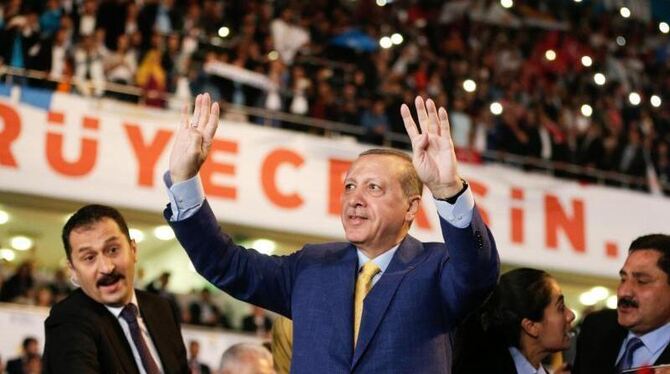 Machtmensch Erdogan: Der türkische Präsident ist ein Jahr nach dem Putschversuch auf dem Gipfel seiner Macht. Foto: Burhan Oz