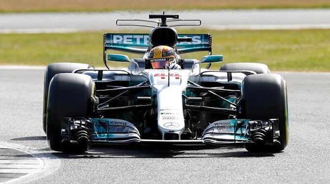 Lewis Hamilton konnte in Silverstone bisher viermal die Pole Position holen. Foto: Martin Rickett