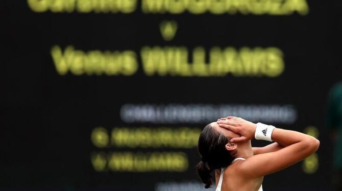 Garbiñe Muguruza besiegte im Finale von Wimbledon Venus Williams. Foto: Steven Paston