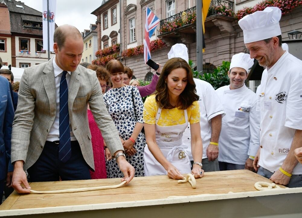 Prinz William und Herzogin Kate in Heidelberg
