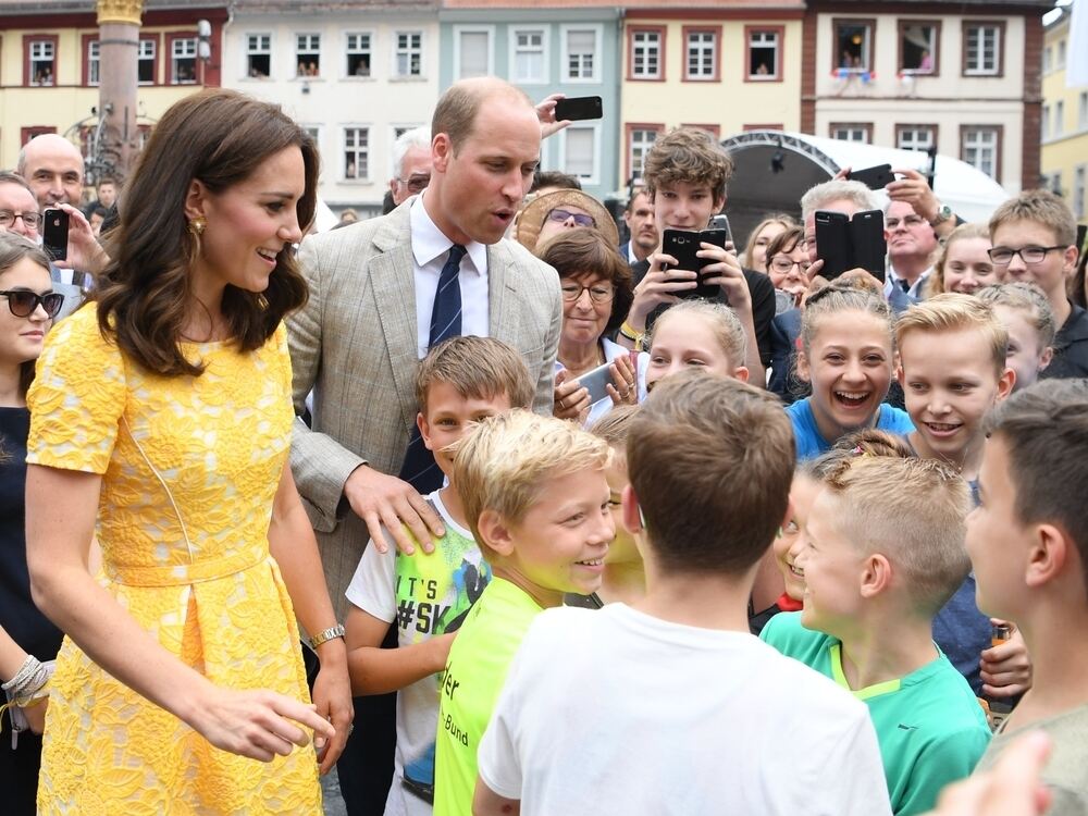 Prinz William und Herzogin Kate in Heidelberg