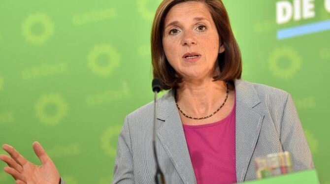 Grünen-Spitzenkandidatin Katrin Göring-Eckardt fordert eine Senkung der Mehrwertsteuer auf Reparaturarbeiten. Foto: Britta Pe