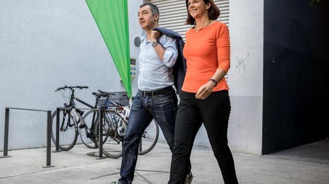 Cem Özdemir und Katrin Göring-Eckardt sind die Spitzenkandidaten der Grünen für die Bundestagswahl. Foto: Michael Kappeler