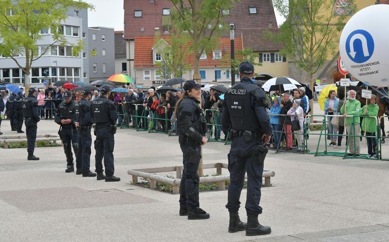 Angela Merkel beim CDU-Parteitag in Reutlingen
