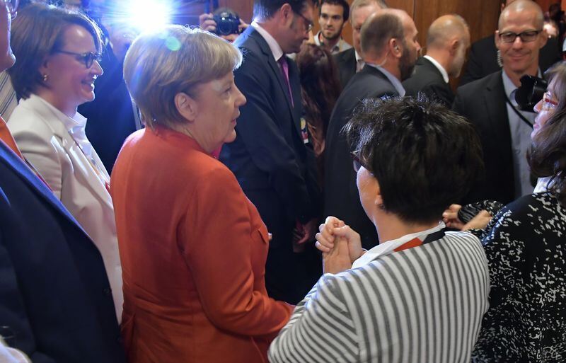 Angela Merkel beim CDU-Parteitag in Reutlingen