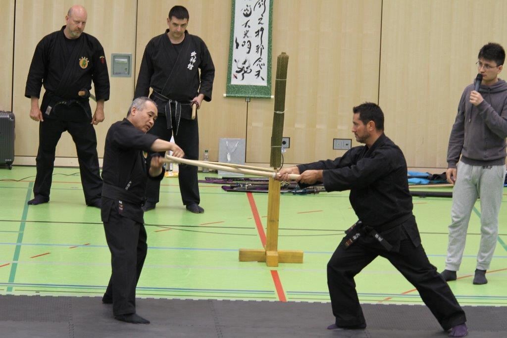 Japanischer Schwertmeister Sensei in Reutlingen