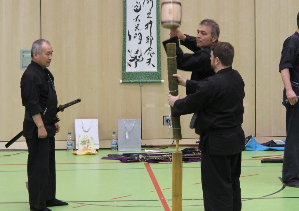 Japanischer Schwertmeister Sensei in Reutlingen