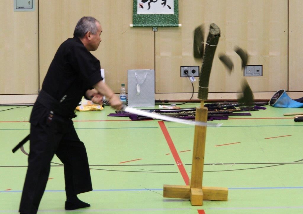 Japanischer Schwertmeister Sensei in Reutlingen