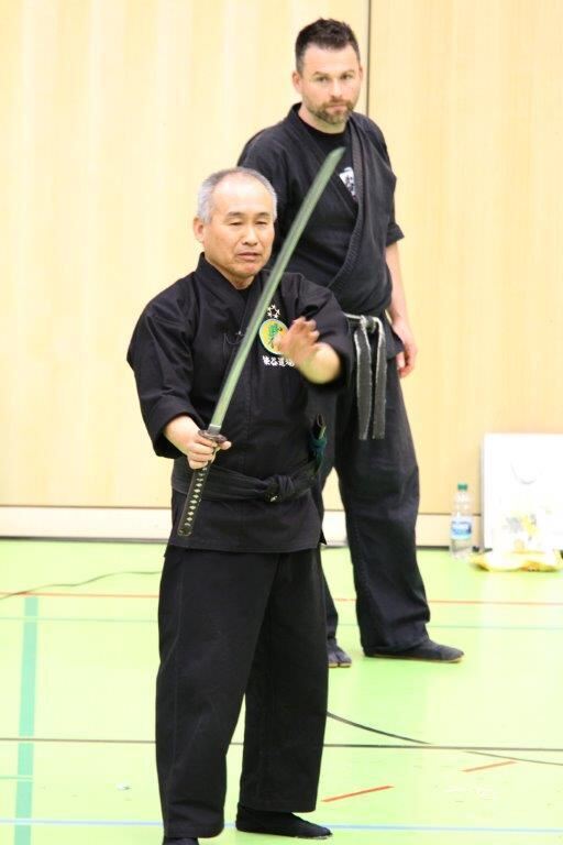Japanischer Schwertmeister Sensei in Reutlingen