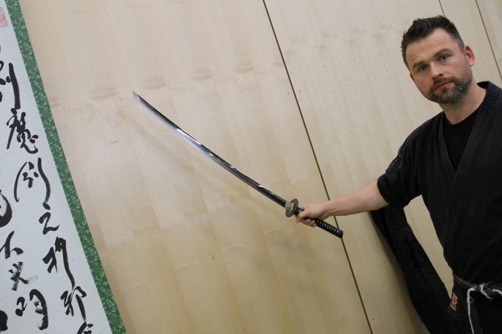 Japanischer Schwertmeister Sensei in Reutlingen