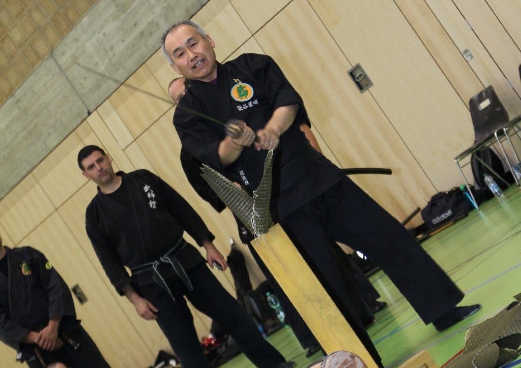 Japanischer Schwertmeister Sensei in Reutlingen