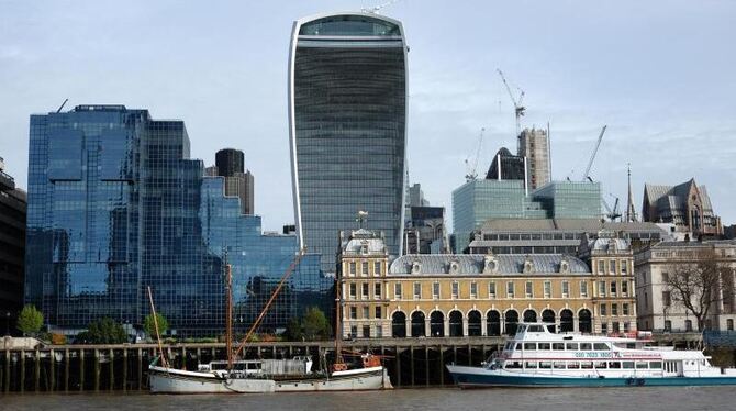Der Finanzdistrikt in London. Foto: Jens Kalaene
