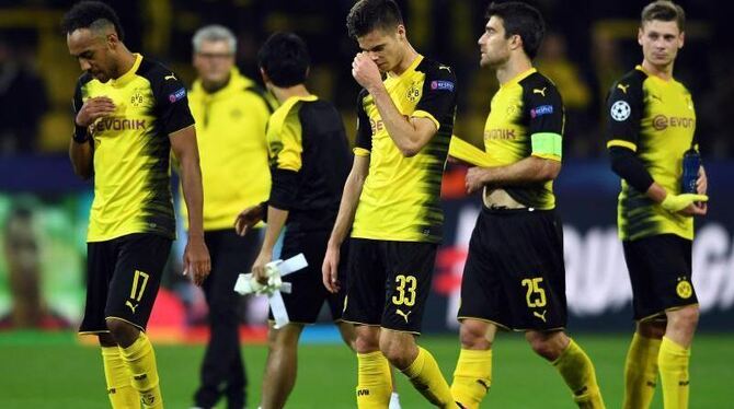 Die Dortmunder waren nach dem 1:3 gegen Real frustriert. Foto: Federico Gambarini