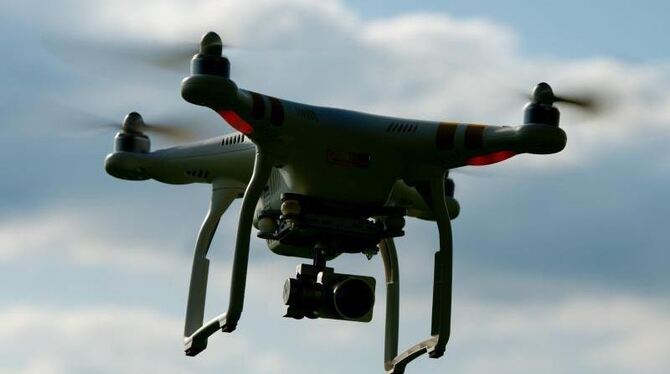 Eine ferngesteuerte Drohne. Foto: Sven Hoppe
