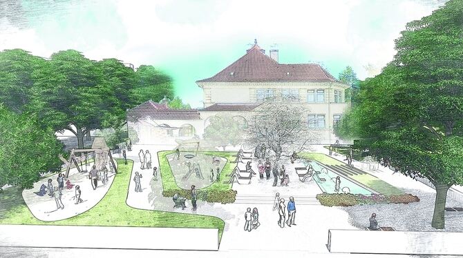 Die Schillerschule wird zu einem Haus für die Familie umgebaut. So stellt sich das Reutlinger Architektenbüro Ehring und Knies