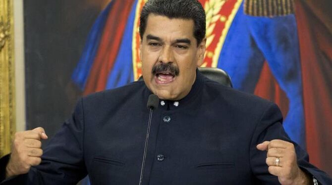 Die USA und die EU werfen Maduro vor, eine Diktatur zu errichten, um sich trotz der dramatischen Krise an der Macht zu halten