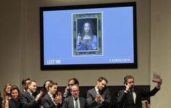 Das nach Angaben des Auktionshauses Christie's letzte bekannte Gemälde von Leonardo da Vinci in Privatbesitz ist in New York 