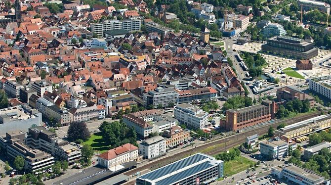 Das Reutlinger Rathaus soll auf dem Postareal eine Dependance bekommen. FOTO: GROHE