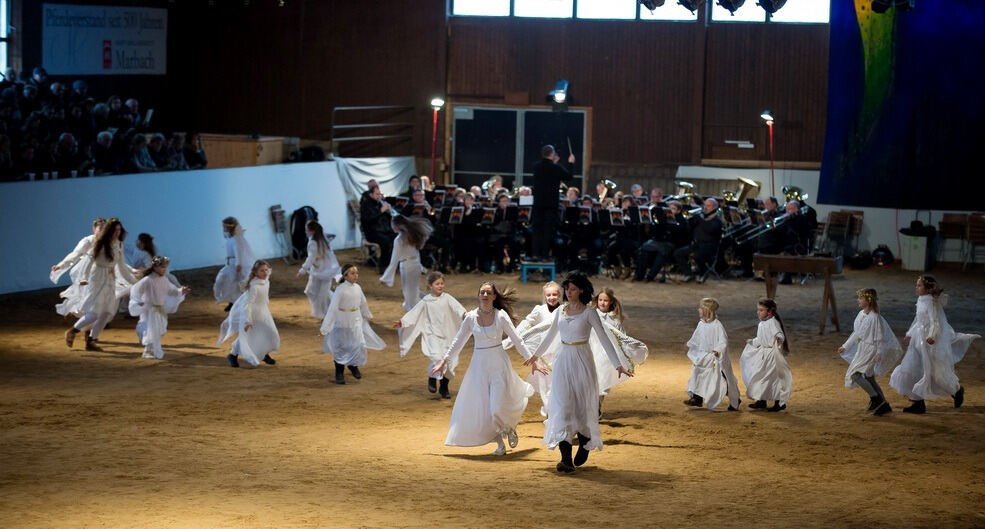 Lebendige Bilder zur Weihnacht Marbach 2017