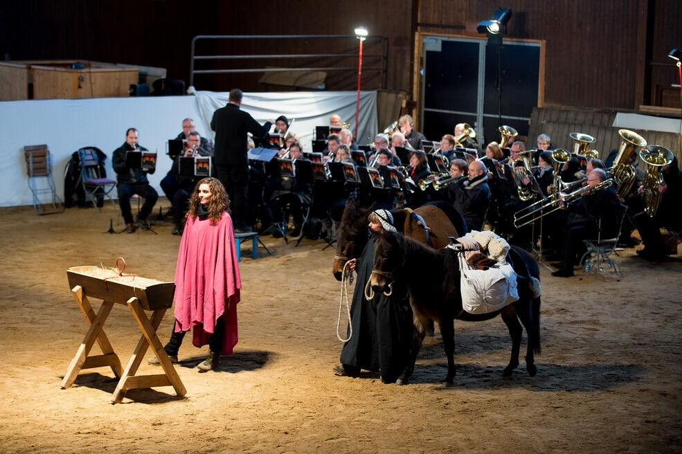 Lebendige Bilder zur Weihnacht Marbach 2017