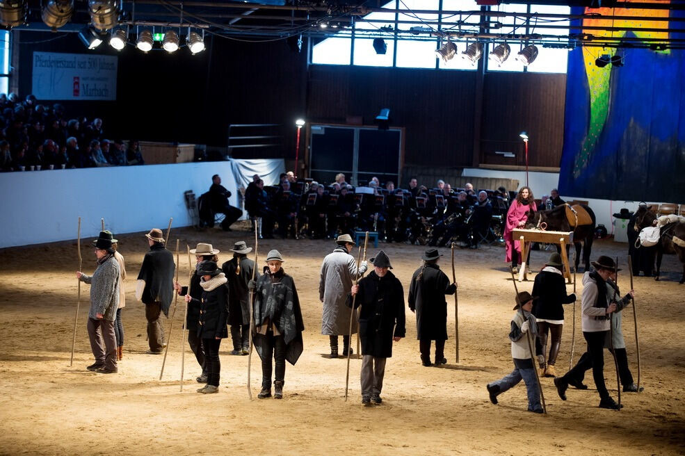 Lebendige Bilder zur Weihnacht Marbach 2017