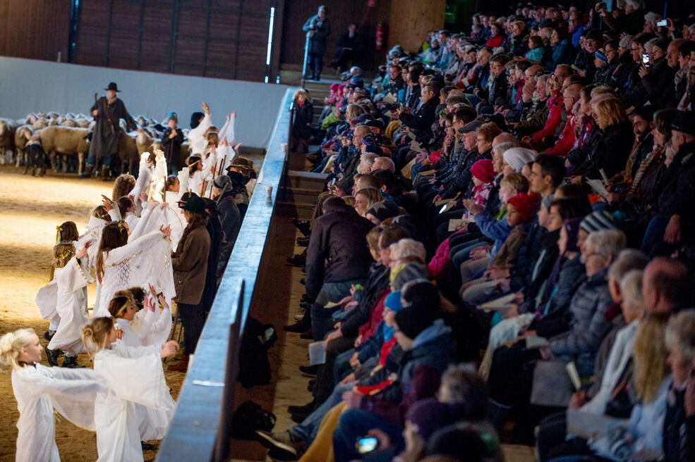 Lebendige Bilder zur Weihnacht Marbach 2017