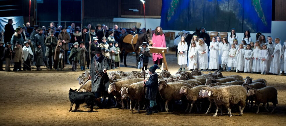 Lebendige Bilder zur Weihnacht Marbach 2017