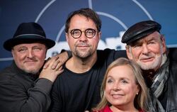 Die Darsteller des Münster-«Tatorts» haben gute Quoten gepachtet: Axel Prahl (l-r), Jan Josef Liefers, Christine Urspruch und