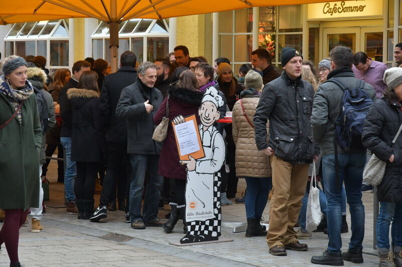 Feucht fröhlicher Heiliger Morgen in Reutlingen