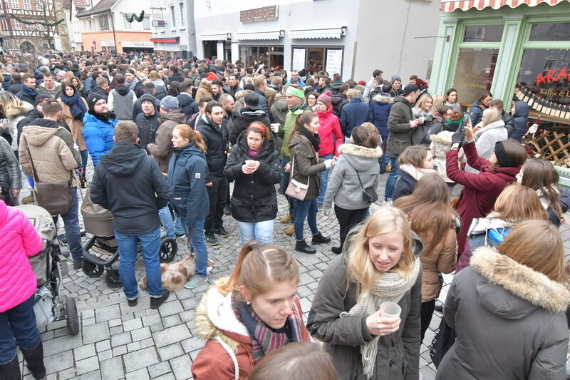 Feucht fröhlicher Heiliger Morgen in Reutlingen