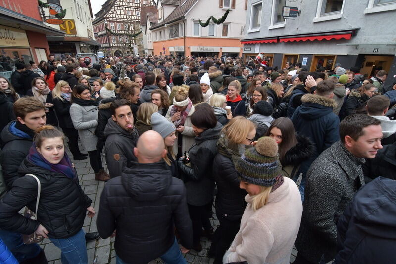Feucht fröhlicher Heiliger Morgen in Reutlingen