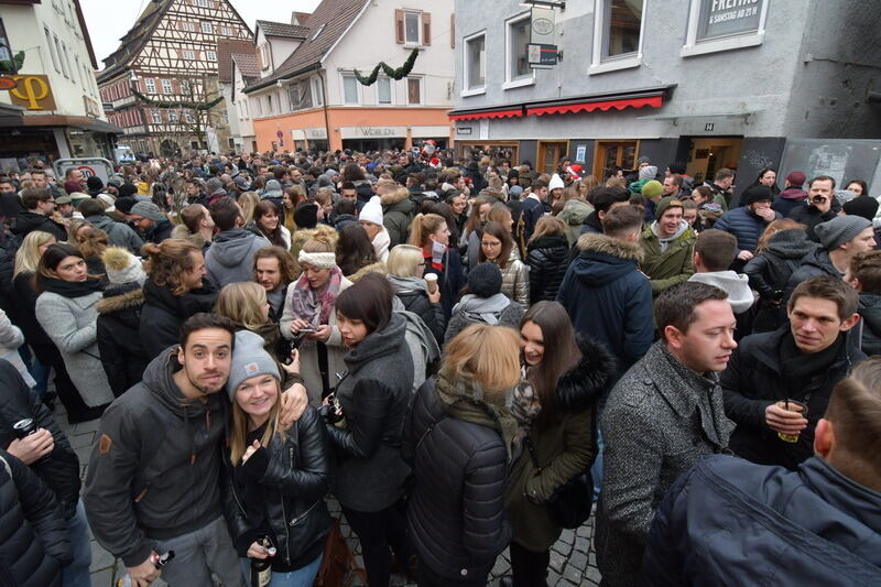 Feucht fröhlicher Heiliger Morgen in Reutlingen