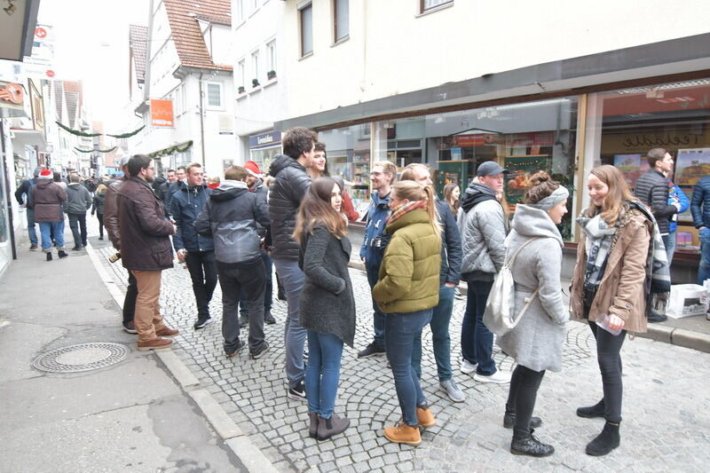 Feucht fröhlicher Heiliger Morgen in Reutlingen