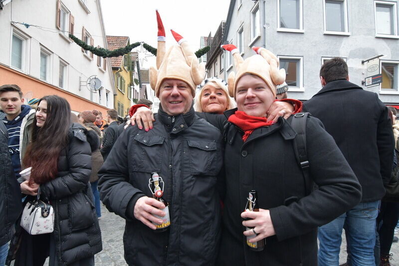 Feucht fröhlicher Heiliger Morgen in Reutlingen