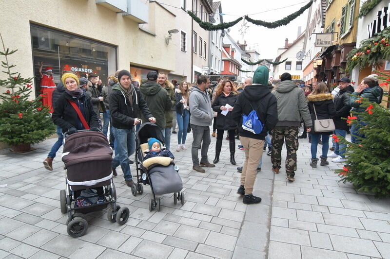 Feucht fröhlicher Heiliger Morgen in Reutlingen