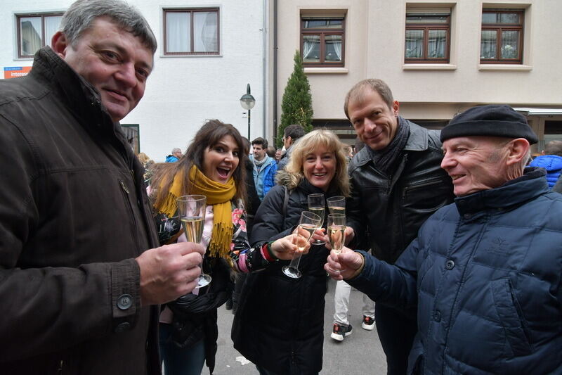Feucht fröhlicher Heiliger Morgen in Reutlingen