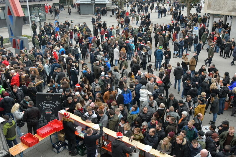 Feucht fröhlicher Heiliger Morgen in Reutlingen