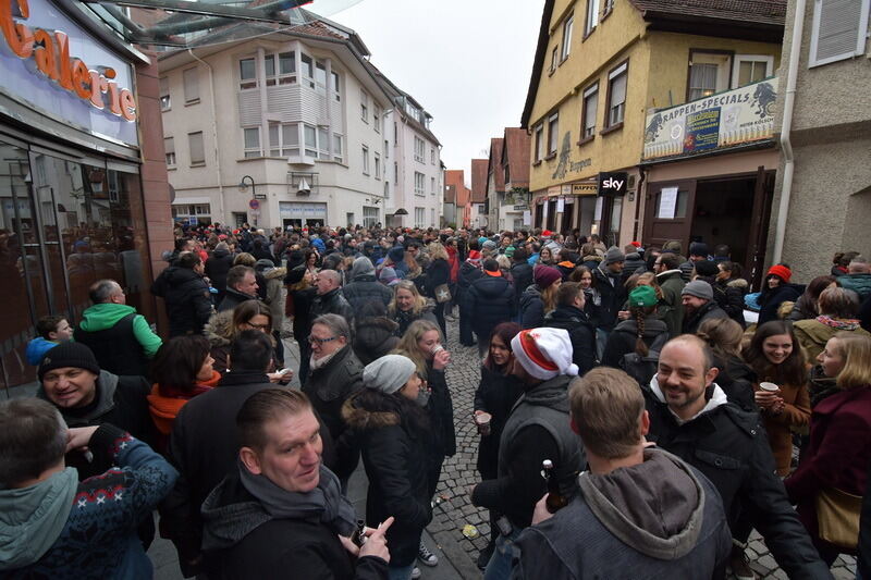 Feucht fröhlicher Heiliger Morgen in Reutlingen